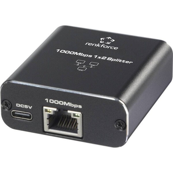 Renkforce RF-6739678 RF-GES-200 síťový switch RJ45 2 porty USB napájení
