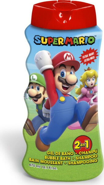 Pěna do koupele a šampon Super Mário 2v1 475 ml - Trigo