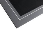 AQUALINE - Koupelnová předložka 50x80cm, absorpční, šedá PCD014