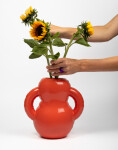 HOME STUDYO Vase OSCAR Coral Gloss