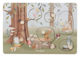Vkládací puzzle se zvukem Forest Friends