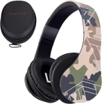 PowerLocus P2 Kids Camouflage / Dětská bezdrátová sluchátka s mikrofonem / Bluetooth 5.3 (pwl-p2kids-camo)