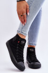 Dámské klasické vysoké tenisky Big Star T274033 Černé 37