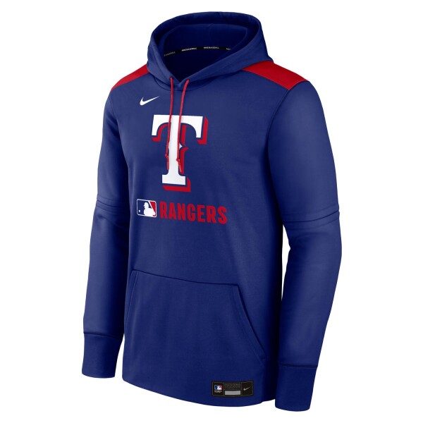 Nike Pánská mikina Texas Rangers MLB 2025 Authentic Performance Therma Hoodie Velikost: 2XL