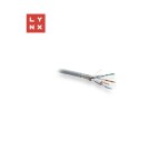 LYNX SFTP kabel, Cat6a, LSZH, celoměděný, vnitřní, šedý, cívka 500m EDF_10102843