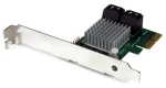 StarTech PCIe karta SATA III 4 porty / Řadič SATA / PCI Express / 4x SATA III / čipset Marvell 88SE9230 (PEXSAT34RH)
