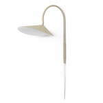 Ferm Living Nástěnná lampa Arum Swivel Cashmere, béžová barva, kov