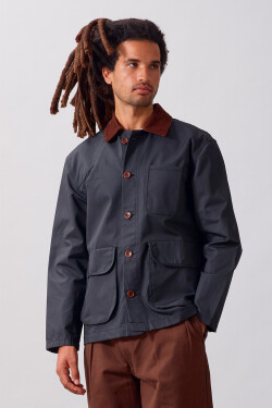 Service Works Waxed Barn Coat Black M