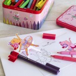 Dětské fixy Faber-Castell Connector Balerínka, 33ks