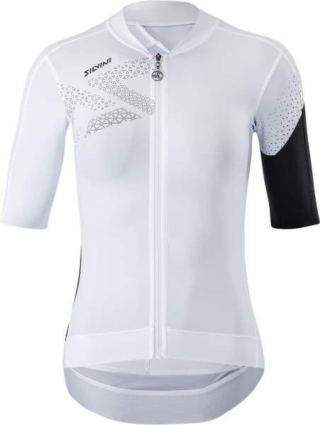 Dámský cyklistický dres Silvini Rosalia White black XL