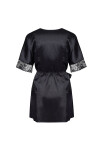 Dámský župan Delight dressing gown - BEAUTY NIGHT FASHION černá L/XL