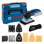 Bosch GSS 18V-13 Professional / Aku vibrační bruska / 18V / solo bez baterie / L-BOXX / 3 brusné desky (06019L0101)