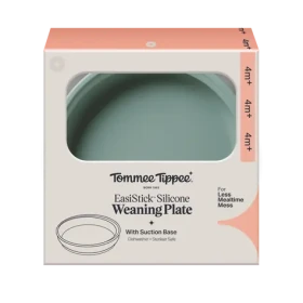 Tommee Tippee Silikonový talíř s přísavkou zelená (448750-T)