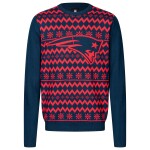Forever Collectibles Pánská mikina New England Patriots NFL Big Logo Ugly Christmas Sweater Velikost: 2XL