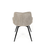 Jídelní židle, hnědá, látka, HC-T1130 CAP2