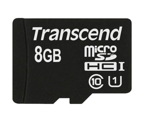 TRANSCEND MicroSDHC karta 8GB Premium, Class 10 UHS-I 300x, bez adaptéru EDF_325077
