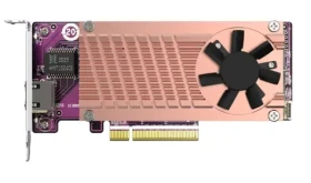 QNAP QM2-2P10G1TB / PCIe Gen3 rozšiřující karta s 2x NVMe SSD sloty 1x 10GbE (QM2-2P10G1TB)