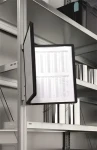 Durable VARIO MAGNET WALL černá / Nástěnný držák prezentačních kapes / A4 / 5 kapes / magnetický (591401)