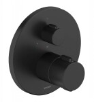 DURAVIT - Termostatická baterie pod omítku, matná černá TH4200016046