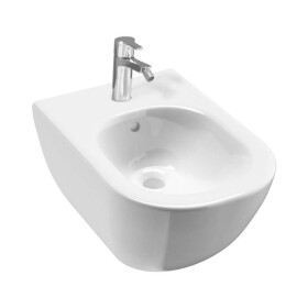 JIKA - Mio Závěsný bidet, otvor pro baterii, s postranními otvory, bílá H8317120003041