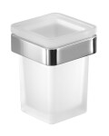 Gedy - SAMOA sklenka, mléčné sklo, chrom A81013