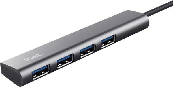 Trust Halyx USB-C šedá / USB hub / 4x USB 3.2 Gen 1 (24948)