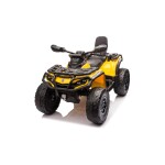 Mamido Dětská elektrická čtyřkolka Can-Am Outlander ATV 4x200W žlutá