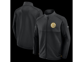 Fanatics Pánská bunda Boston Bruins NHL Authentic Pro Rink Poly Fleece FZ Velikost: L