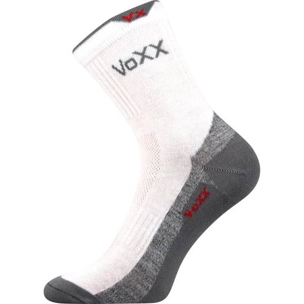 VOXX Ponožky sportovní slabé MASCOTT se stříbrem BÍLÉ 39-42 101519