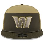 New Era Pánská kšiltovka Washington Commanders NFL 2025 Salute to Service 9FIFTY Split Panel Trucker Snap