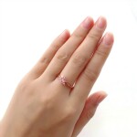 Prsten Swarovski Elements Efisio, Růžová 61 (19.5 mm)