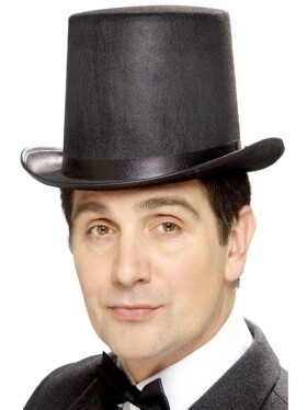 Smiffys.com Cylindr černý 61 cm