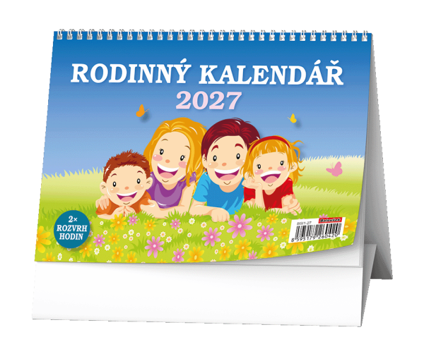 Stolní kalendář 2027 Baloušek Rodinný