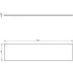 MEXEN - Uni vrchní deska 190, dub 91AXX-1904-464-18-81