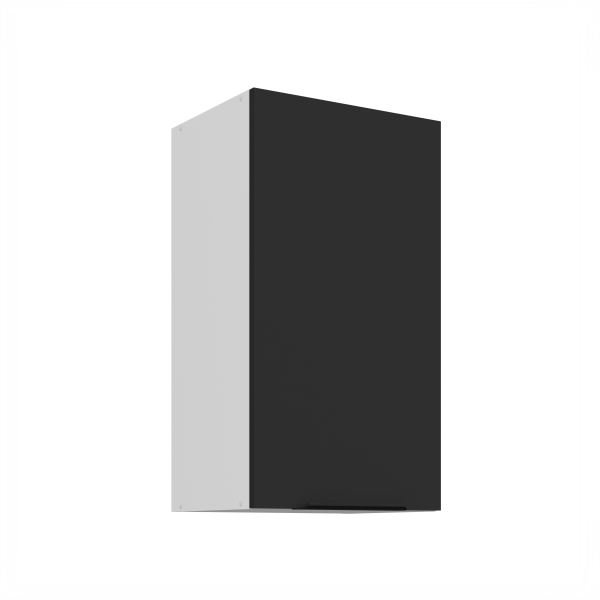 Horní skříňka Aria 40 G-72 1F Barva korpusu: Bílá, Barva dvířek: BL - Black AFM