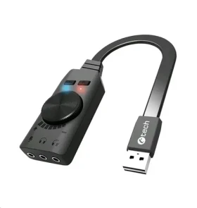 C-TECH SC-7Q, 7.1 surround sound černá / 7.1 / audio switch (8594125010355)