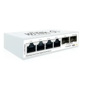 Wi-Tek CLOUD Smart switch / 4x 2.5Gb RJ45 + 2x 10Gb SFP+ uplink (WI-CES506GF)