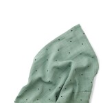 LIEWOOD Zavinovací plena z organické bavlny Ben Dot Peppermint, zelená barva, textil