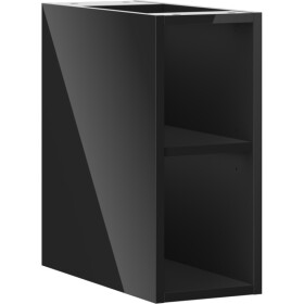 MEXEN - Box-A otevřená skříňka s policí 20, černá lesk 91AX2-0200-470-0-70