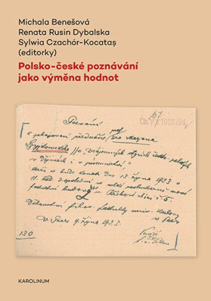 Polsko-české poznávání jako výměna hodnot - Michala Benešová