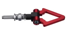SIXTOL CAR TOW HOOK 1 červené / Tažné oko / Závit M16 × 3,0 / Hliníková slitina (SX1370)