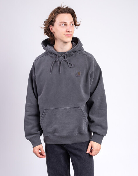 Carhartt WIP Hooded Vista Sweat Black garment dyed L