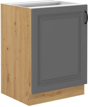 Spodní skříňka Stilo 60 D 1F BB Barva korpusu: Dub artisan, Barva dvířek: Dust Grey