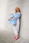 Nákupní košík Reisenthel Carrybag Frame Twist powder blue