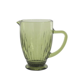 Chic Antique Džbán Saint-Émilion Olive 1 l, zelená barva, sklo