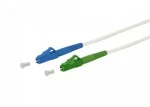 OPTIX LC/APC-LC/UPC bílý / Optický patch kabel / simplex / 9/125 / armovaný LSZH 3 mm / 3 m (859558900472)