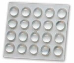 Vseprotruhlare.cz Tlumič dvířek nalepovací velikost: 10x10x2,5mm, :: čtverec (279336)