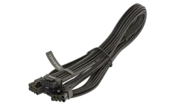 Seasonic 12VHPWR PCIe 5.0 Adapter pro napájení grafických karet / černý oplet (12VHPWR-cable-black)