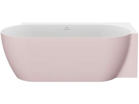 RAVAK - Freedom Corner II Tec Vana 175x86 cm, pravá, Alabaster Pink/bílá CC81600000