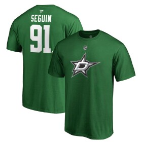 Fanatics Pánské Tričko #91 Tyler Seguin Dallas Stars Stack Logo Name Number Velikost: